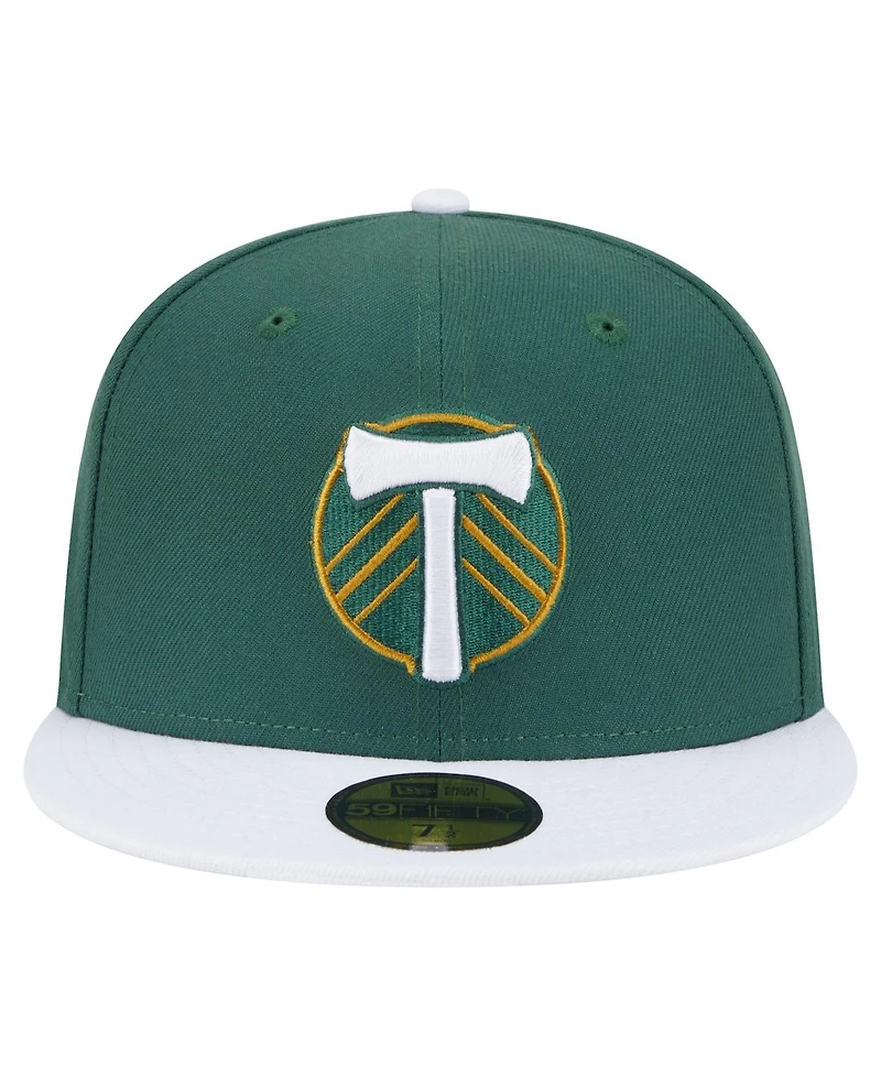 New Era Men's Green Portland Timbers 2025 Kickoff 59FIFTY Fitted Hat