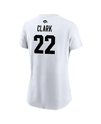Nike Women's Caitlin Clark White Iowa Hawkeyes Retired Player Name Number T-Shirt