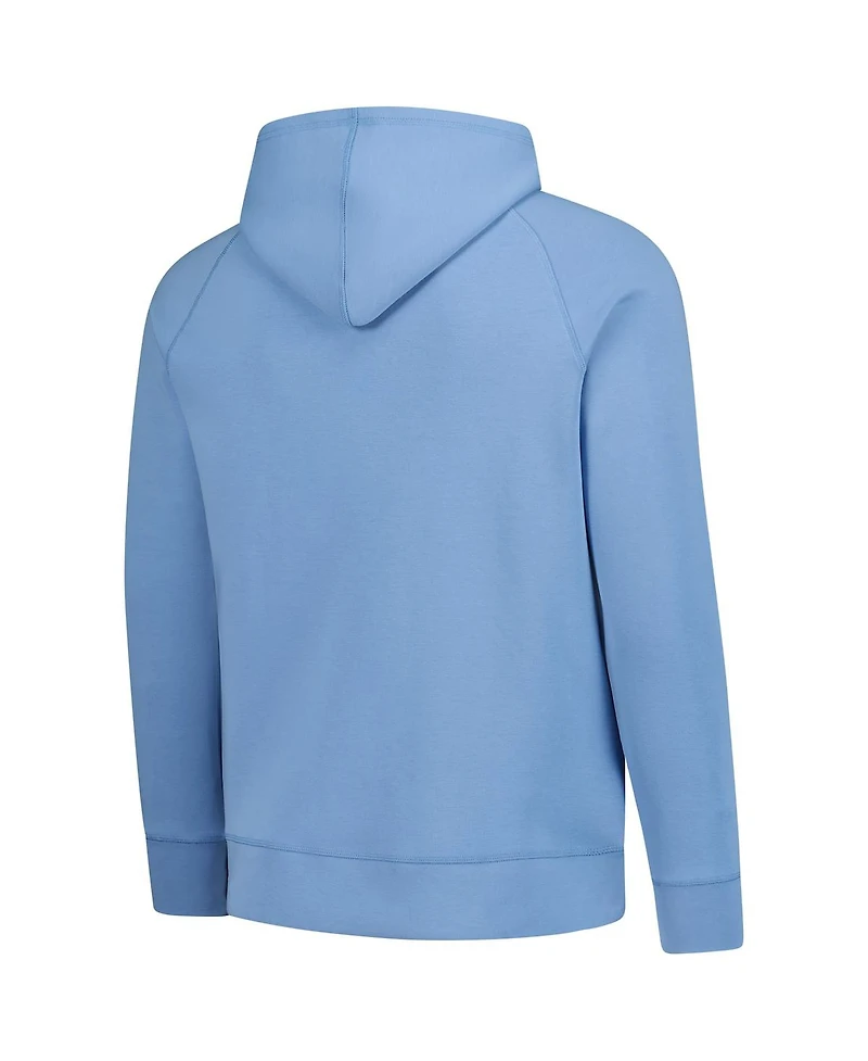 Barstool Golf Men's Light Blue The Players Performance Layering Pullover Hoodie