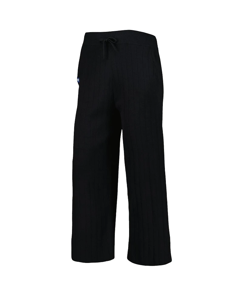 LevelWear Women's Black Los Angeles Dodgers Dream Icon Knit Pants