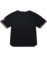 Mitchell & Ness Men's Black Florida State Seminoles On The Clock Full-Button Fashion Jersey