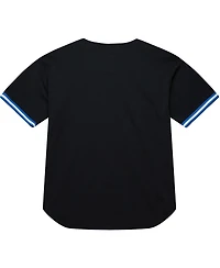 Mitchell & Ness Men's Black Kentucky Wildcats On The Clock Full-Button Fashion Jersey