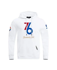 Pro Standard Men's White Philadelphia 76Ers 2024/25 City Edition Pullover Hoodie