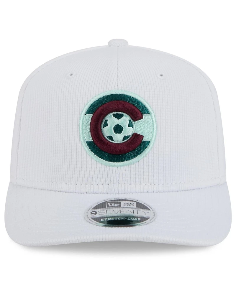 New Era Men's White Colorado Rapids 2025 Jersey Hook 9SEVENTY Stretch-Snap Hat