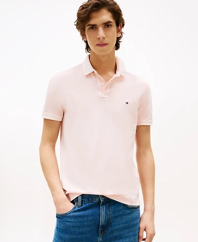 Tommy Hilfiger Men's Short Sleeve Garment-Dyed Polo Shirt