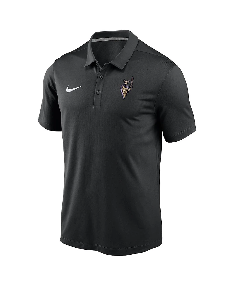 Nike Men's and Women's Eclipse Black Golden State Valkyries Secondary Logo Varsity Polo Shirt