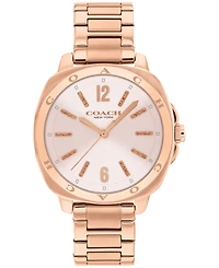 Coach Women's Kitt Rose Gold Stainless Steel Bracelet Watch, 34mm