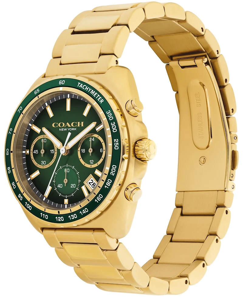Coach Men's Charter Two-Tone Stainless-Steel Bracelet Watch