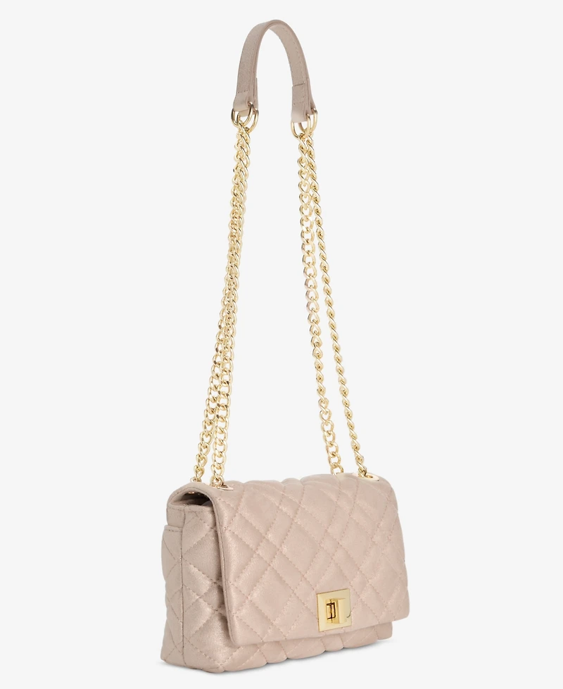I.n.c. International Concepts Small Ajae Pearlized Quilted Crossbody, Exclusively at Macy's