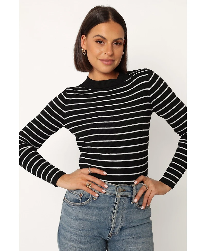 Petal and Pup Women's Stacie Ribbed Knit Top