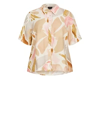 City Chic Plus Surface Level Shirt