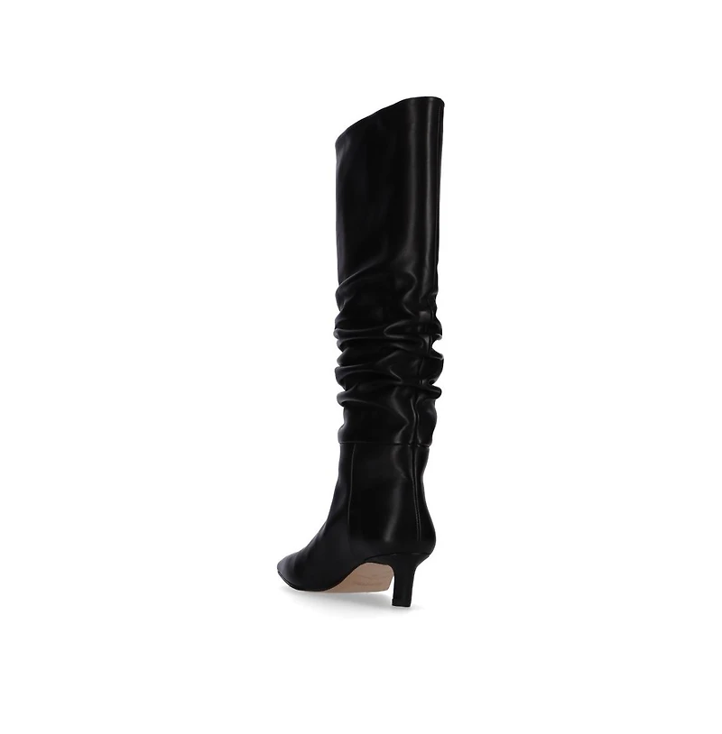 Kalila Black Leather Boots