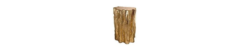Magnesium Accent Stool Table – Rustic Tree Trunk Design