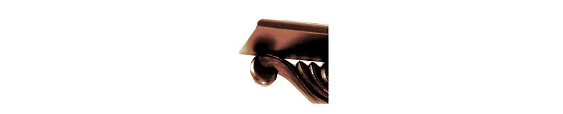 Rustic Handcrafted Wooden Wall Shelf with Elegant Floral Carvings
