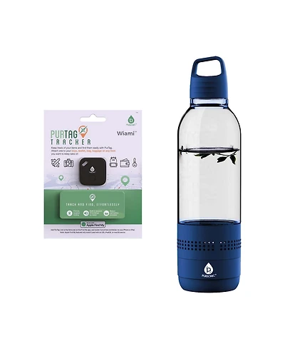 Pursonic 2-in-1 Water Bottle Speaker & Purtag Tracker Bundle – Hydration, Music & Security On the Go!