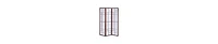 3-Panel Wooden Folding Screen – Traditional Room Partition & Privacy Divider