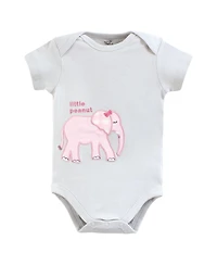 Touched by Nature Baby Girls Natural Cotton Bodysuits