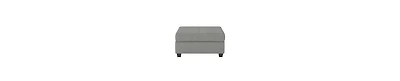 Solid Wood Ottoman – Microfiber Upholstery with Interior Storage