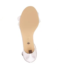 Nina Women's Lisa Mid Heel with Ruffle Sandal