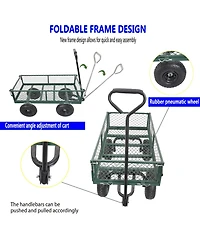 Cart Garden cart trucks make it easier to transport firewood