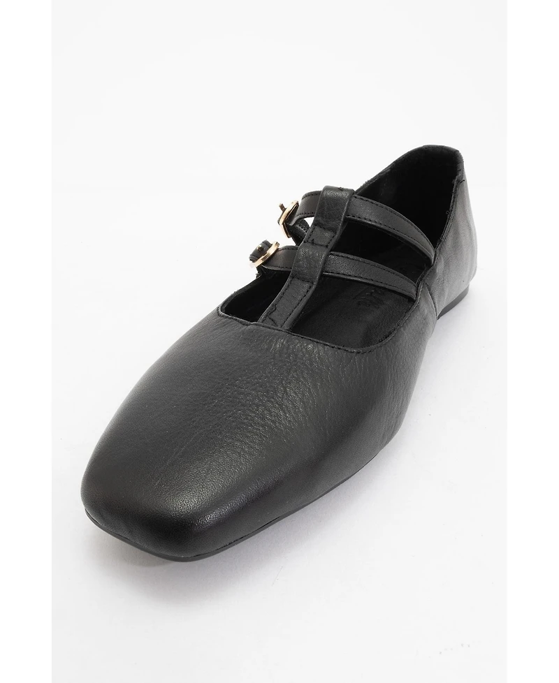 Women's Starling Leather Mary Jane Flats