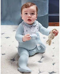 MeMoi Baby Boys "Sail On" Pintuck Footie