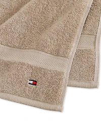 Tommy Hilfiger Home Modern American Solid Cotton Hand Towel, 16" x 26"