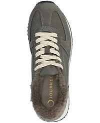 Journee Collection Women's Flow Casual Lace Up Sneakers