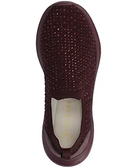 Journee Collection Women's Linnea Embellished Slip On Sneakers