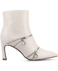 Journee Collection Women's Catoa Zipper Detail Comfort Dress Booties