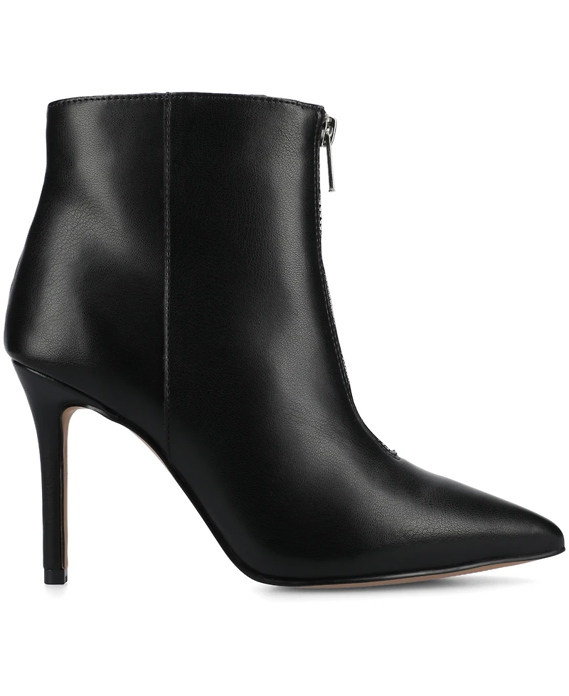 Journee Collection Women's Mayra Zipper Detail Comfort Dress Booties