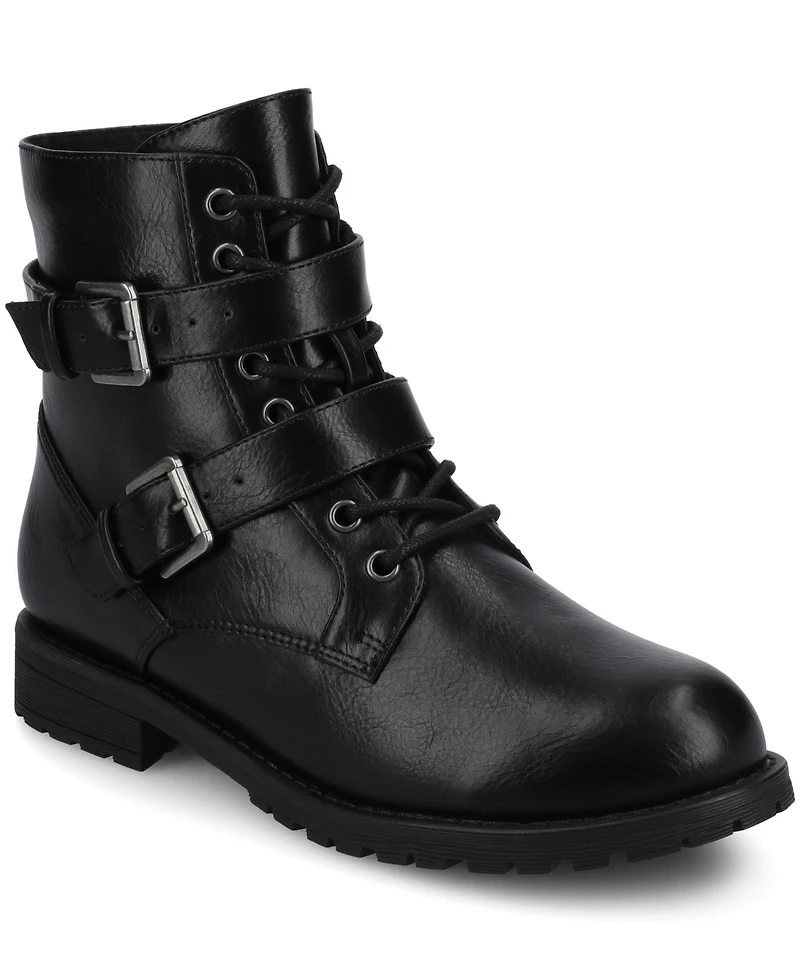 Journee Collection Women's Juliah Block Heel Ankle Boots