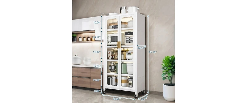 6 Tier Wire Shelving Unit, 6000 Lbs Nsf Height Adjustable Metal Garage Storage Shelves with Wheels, Heavy Duty Storage Wire Rack Metal Shelves