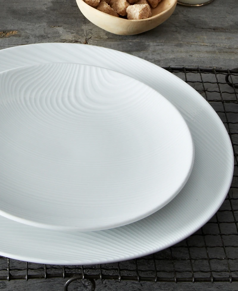 Noritake Colorscapes White-on-White Dune 4-Pc. Coupe Place Setting