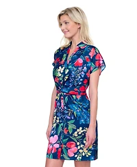 Gottex Women's Garden Dream Button-Down Shirt Dress Cover-Up
