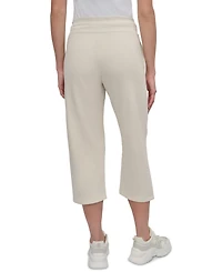 Dkny Sport Women's Studded-Logo Cropped Pants