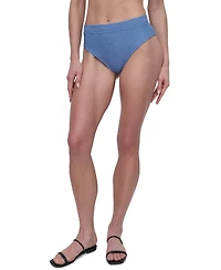 Dkny Women's High Waist Bikini Bottoms