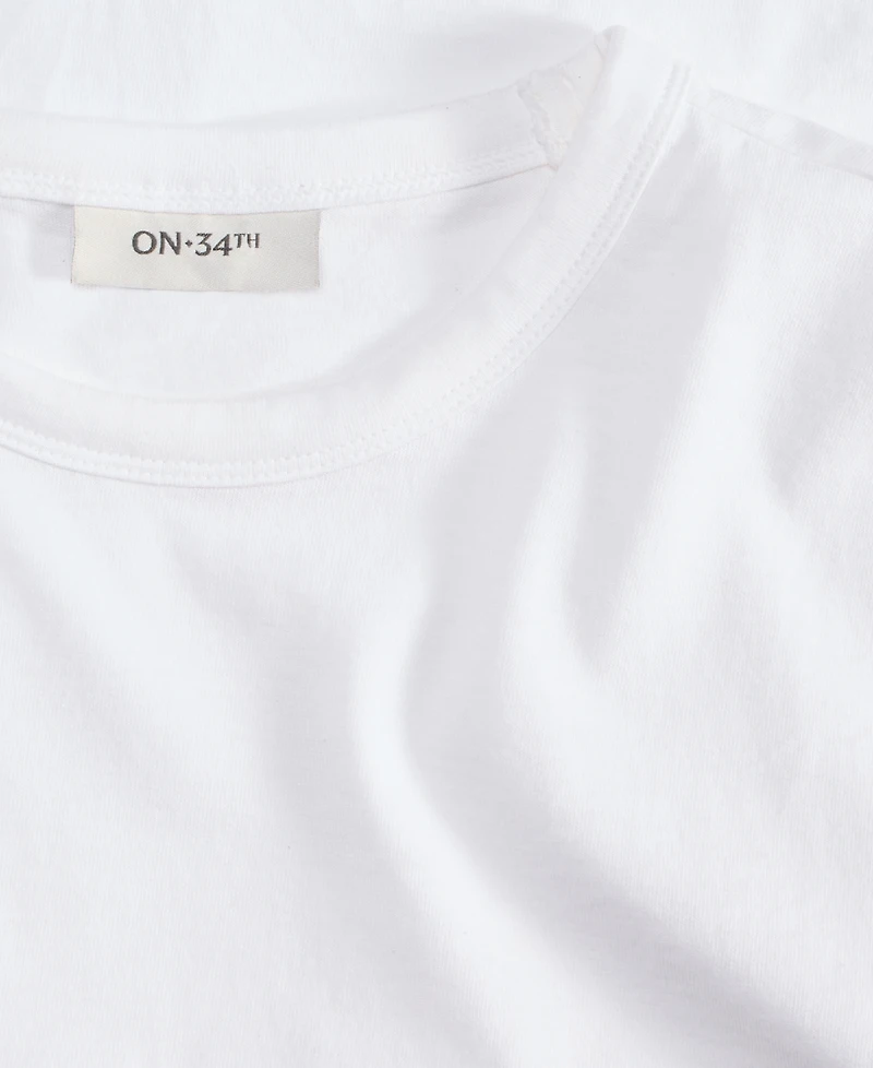 On 34th Women's Essential Crewneck T-Shirt, Exclusively at Macy's