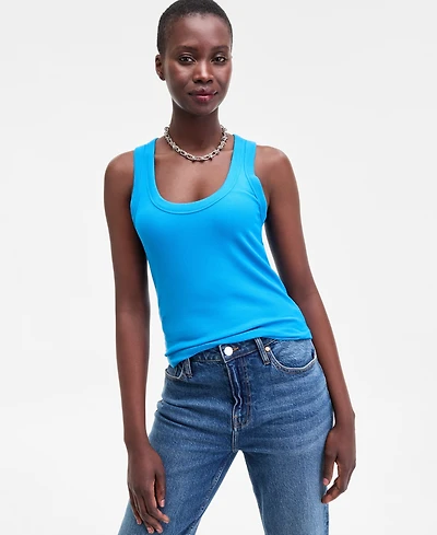 On 34th Women's Deep Curved-Hem Tank Top