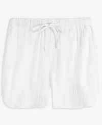 On 34th Women's Cotton Gauze Drawstring Shorts, Exclusively at Macy's