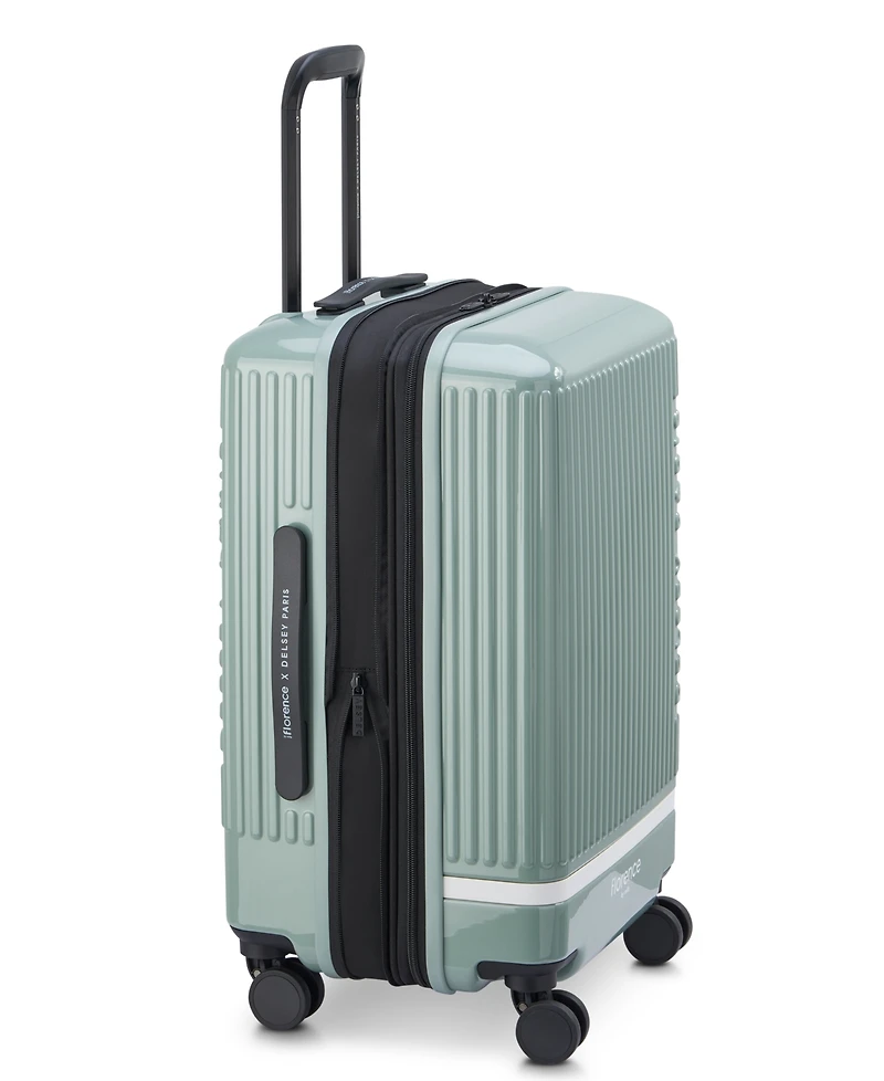 florence by mills x Delsey Paris 20" Spin Me Away Expandable Carry-On Spinner Upright