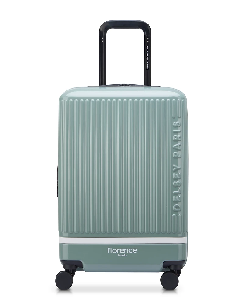 florence by mills x Delsey Paris 20" Spin Me Away Expandable Carry-On Spinner Upright