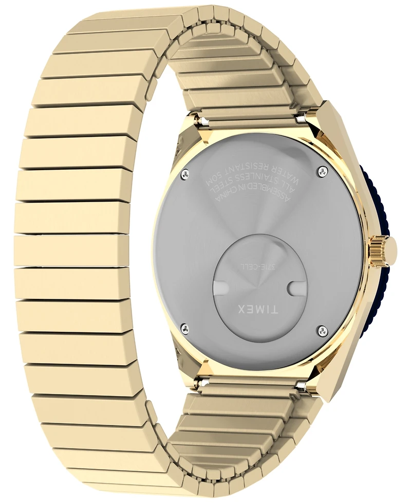 Timex Women's Analog Gold-Tone Stainless Steel Watch, 36mm