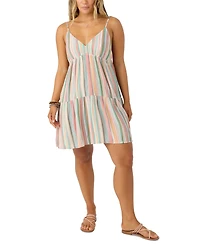 O'Neill Juniors' Lottie V-Neck Sleeveless Mini Dress