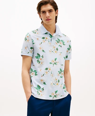 Tommy Hilfiger Men's Tropical Floral-Print Polo Shirt