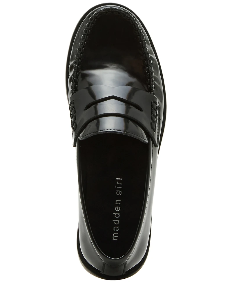 Madden Girl Prep Moc-Toe Tailored Loafer Flats