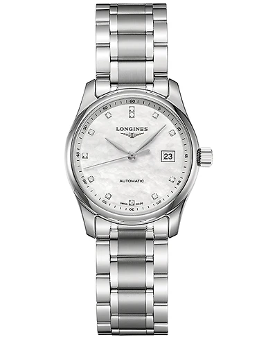 Longines Women's Swiss Automatic The Longines Master Collection Stainless Steel Bracelet Watch 29mm L22574876