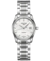 Longines Women's Swiss Automatic The Longines Master Collection Stainless Steel Bracelet Watch 29mm L22574876