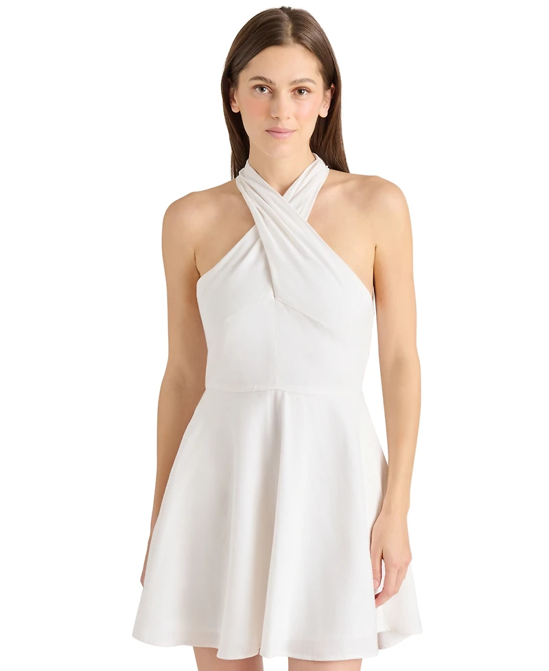 Steve Madden Women's Kosta Halter Fit & Flare Dress