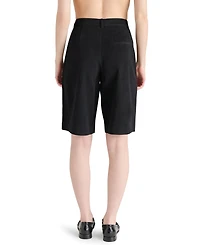 Steve Madden Women's Ivana Pleated Bermuda Shorts